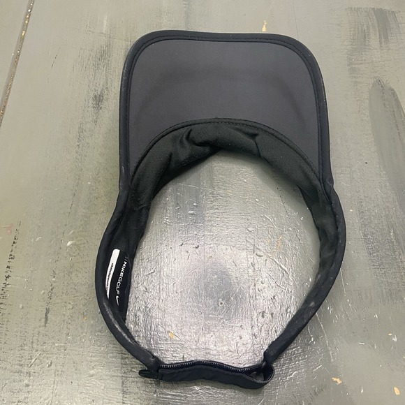 Nike AeroBill Women's black Visor Hat Adjustable Golf Tennis One Size Fits most - Picture 7 of 9